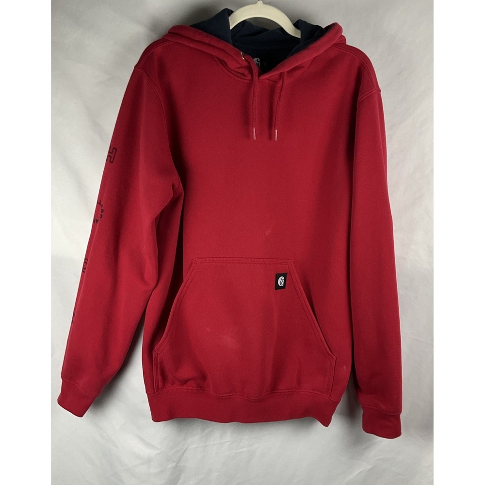 Hurley X Carhartt Men Small  Red Loyal To The Sea Born From The Water Hoodie
